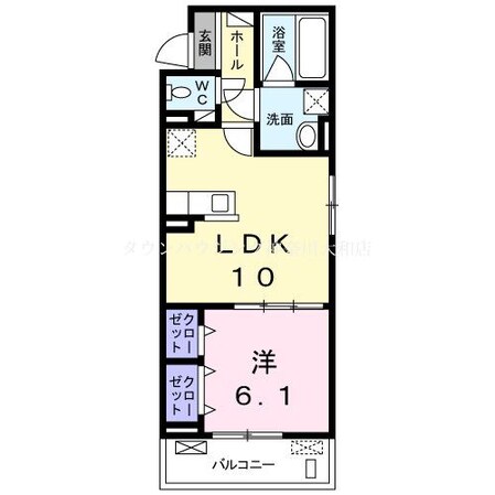 サンリットウエストHの物件間取画像